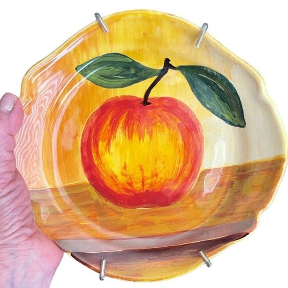 Vietri Other - Vietri Made in Italy 7.75” Apple Decor Display Dish